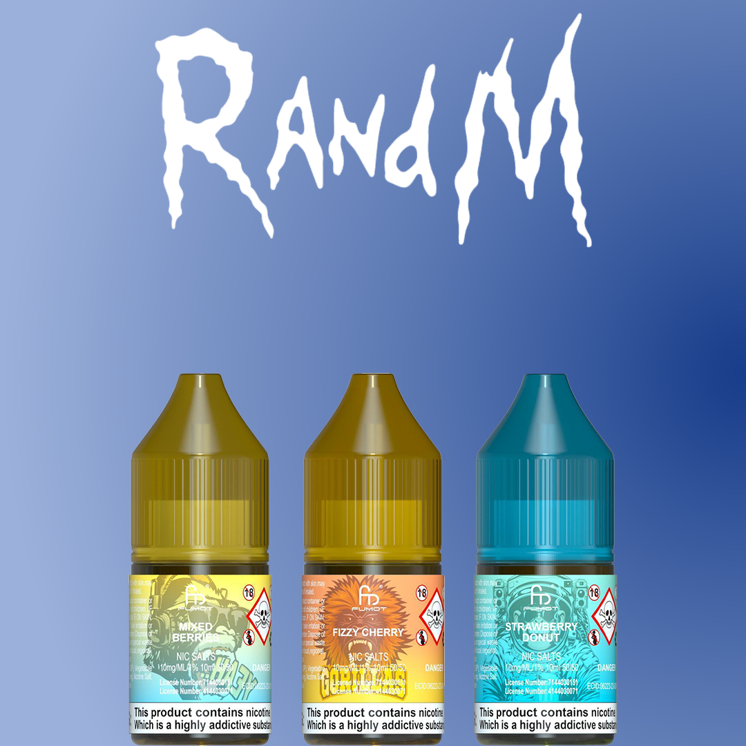 R&M 7000 Nic Salt - 10ml - 10mg/20mg - Various Flavours