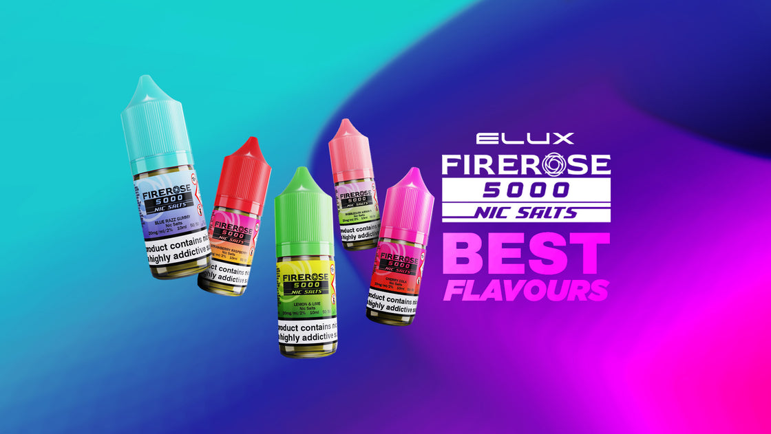 FireRose 5000 Nic Salt 10ml - 10mg/20mg - Various Flavours