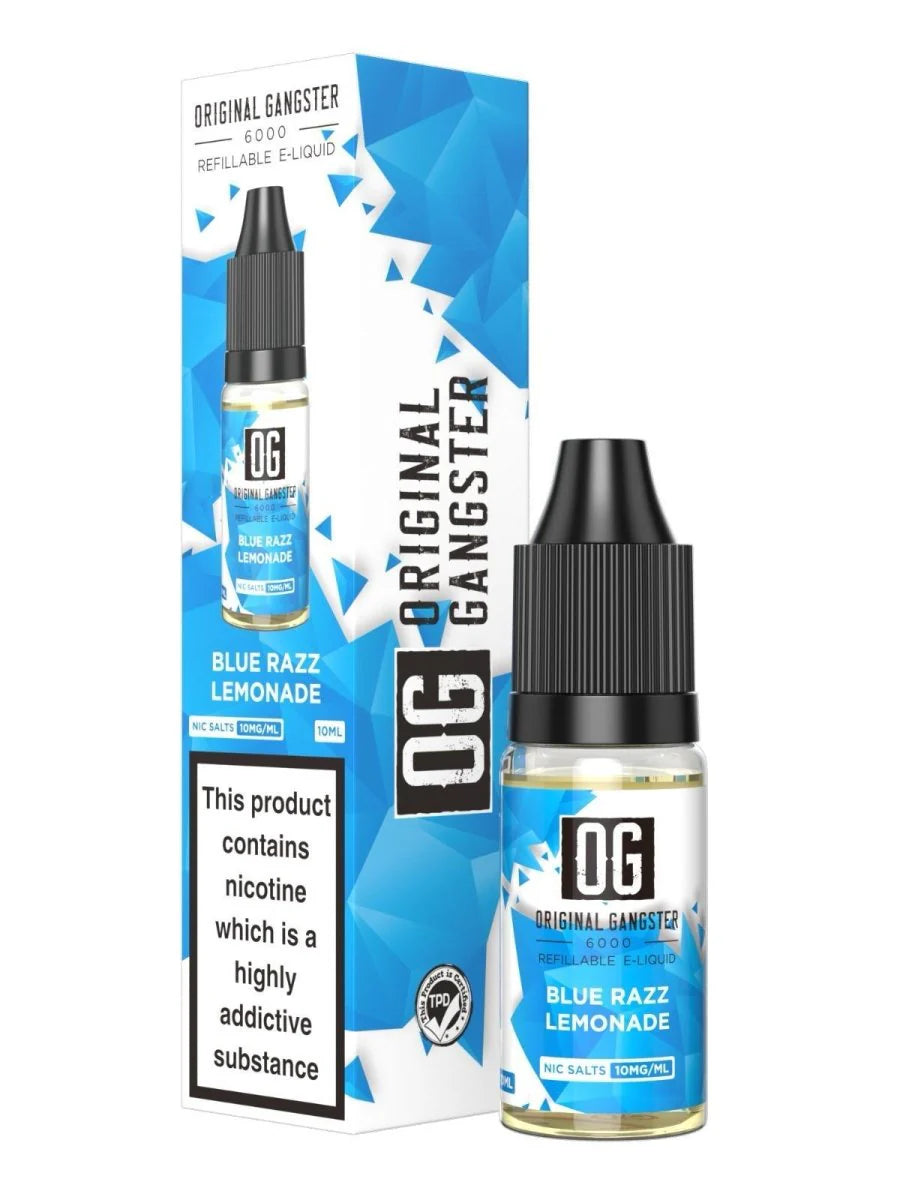 OG Origional Gangster Nic Salt 10ml 10mg/20mg - Various Flavours