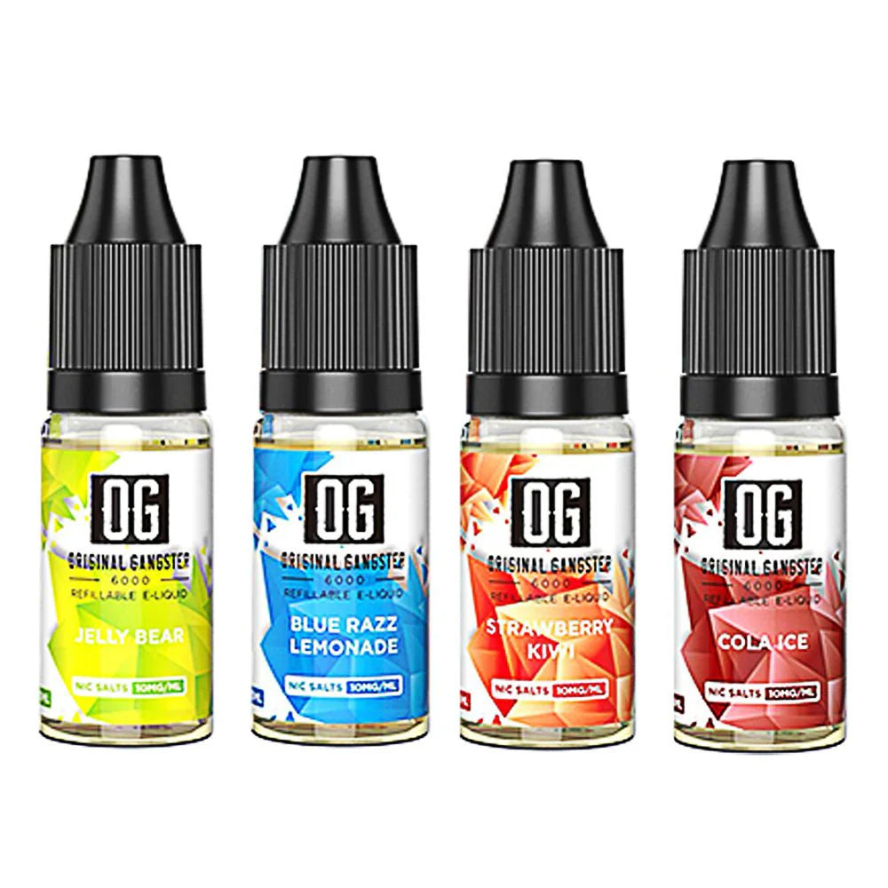 OG Origional Gangster Nic Salt 10ml 10mg/20mg - Various Flavours