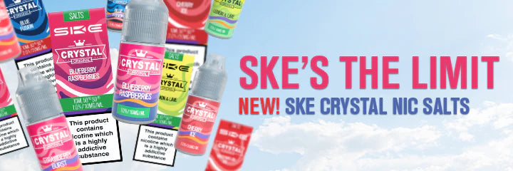 Crystal SKE Nic Salt - 10ml - 10mg/20mg - Various Flavours